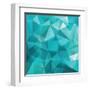 Abstract Triangle Background-Ms.Moloko-Framed Art Print