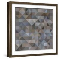 Abstract Triangle Background-epic44-Framed Art Print