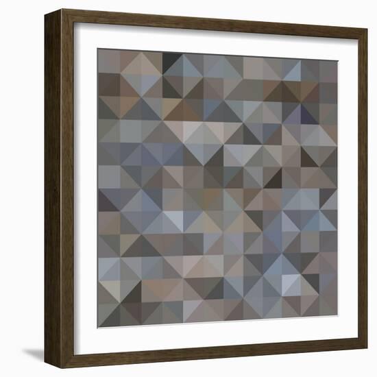 Abstract Triangle Background-epic44-Framed Art Print