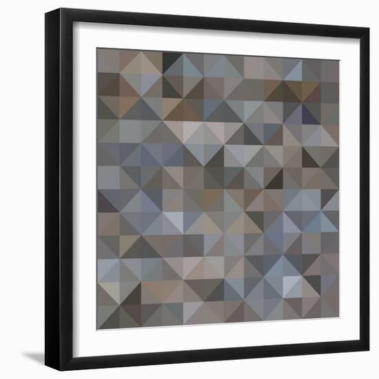 Abstract Triangle Background-epic44-Framed Art Print