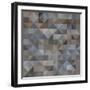 Abstract Triangle Background-epic44-Framed Art Print