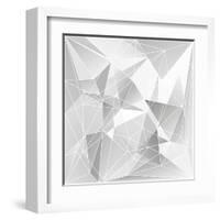 Abstract Triangle Background-epic44-Framed Art Print