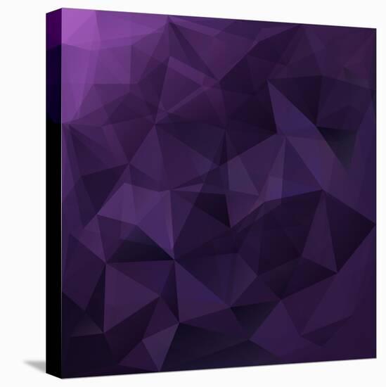 Abstract Triangle Background-Ms.Moloko-Stretched Canvas