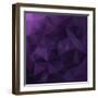 Abstract Triangle Background-Ms.Moloko-Framed Art Print