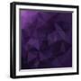 Abstract Triangle Background-Ms.Moloko-Framed Art Print