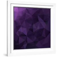 Abstract Triangle Background-Ms.Moloko-Framed Art Print