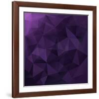 Abstract Triangle Background-Ms.Moloko-Framed Art Print