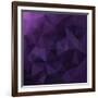 Abstract Triangle Background-Ms.Moloko-Framed Art Print