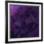 Abstract Triangle Background-Ms.Moloko-Framed Art Print