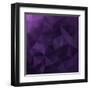 Abstract Triangle Background-Ms.Moloko-Framed Art Print