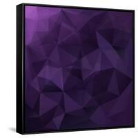 Abstract Triangle Background-Ms.Moloko-Framed Stretched Canvas