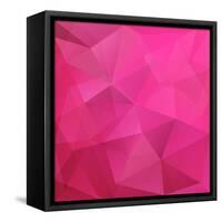 Abstract Triangle Background-Ms.Moloko-Framed Stretched Canvas