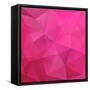 Abstract Triangle Background-Ms.Moloko-Framed Stretched Canvas