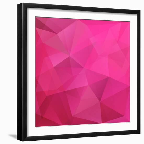 Abstract Triangle Background-Ms.Moloko-Framed Premium Giclee Print