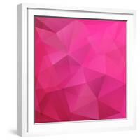 Abstract Triangle Background-Ms.Moloko-Framed Premium Giclee Print