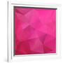 Abstract Triangle Background-Ms.Moloko-Framed Art Print