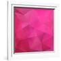 Abstract Triangle Background-Ms.Moloko-Framed Art Print