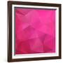 Abstract Triangle Background-Ms.Moloko-Framed Art Print