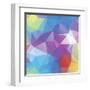 Abstract Triangle Background-Dmitriy Sergeev-Framed Art Print