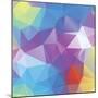 Abstract Triangle Background-Dmitriy Sergeev-Mounted Art Print