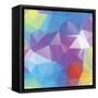 Abstract Triangle Background-Dmitriy Sergeev-Framed Stretched Canvas