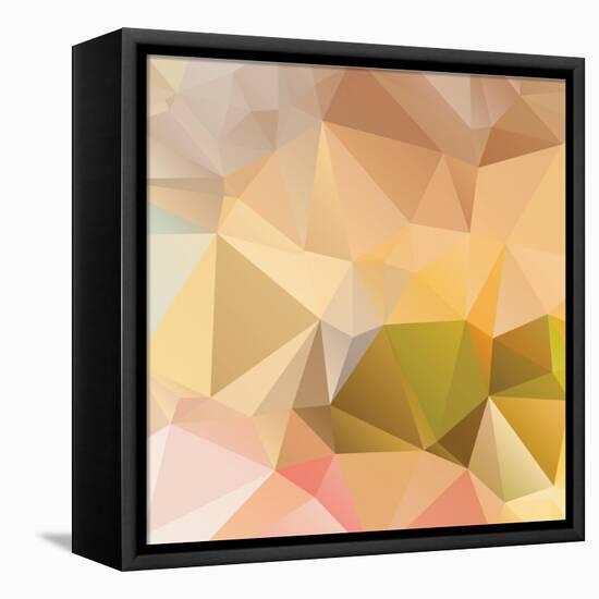 Abstract Triangle Background-Dmitriy Sergeev-Framed Stretched Canvas