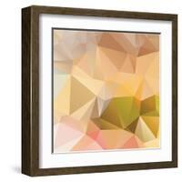 Abstract Triangle Background-Dmitriy Sergeev-Framed Art Print