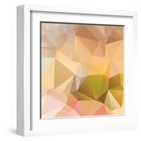 Abstract Triangle Background-Dmitriy Sergeev-Framed Art Print