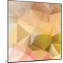 Abstract Triangle Background-Dmitriy Sergeev-Mounted Art Print