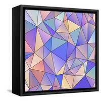 Abstract Triangle Background-epic44-Framed Stretched Canvas