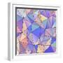 Abstract Triangle Background-epic44-Framed Art Print