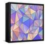 Abstract Triangle Background-epic44-Framed Stretched Canvas