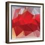 Abstract Triangle Background-Dmitriy Sergeev-Framed Art Print