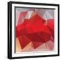 Abstract Triangle Background-Dmitriy Sergeev-Framed Art Print