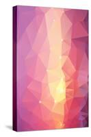 Abstract Triangle Geometrical Multicolored Background-artnis-Stretched Canvas