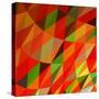 Abstract Triangle Mosaic Vector Background-HunThomas-Stretched Canvas