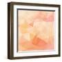 Abstract Triangles Geometry Vector Background-art_of_sun-Framed Art Print