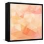 Abstract Triangles Geometry Vector Background-art_of_sun-Framed Stretched Canvas