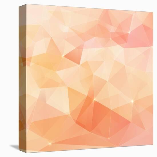 Abstract Triangles Geometry Vector Background-art_of_sun-Stretched Canvas