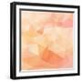 Abstract Triangles Geometry Vector Background-art_of_sun-Framed Art Print