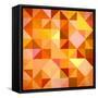 Abstract Triangles Grunge-art_of_sun-Framed Stretched Canvas