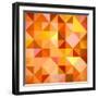 Abstract Triangles Grunge-art_of_sun-Framed Art Print