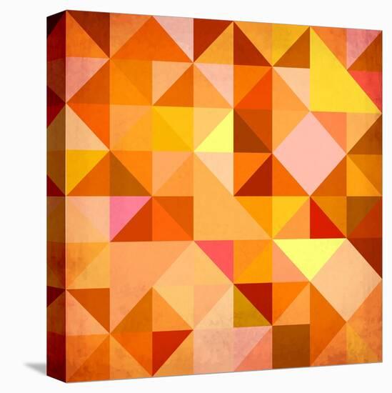 Abstract Triangles Grunge-art_of_sun-Stretched Canvas