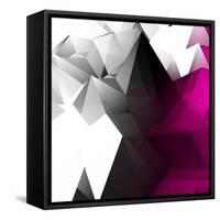 Abstract Triangular Background-VolsKinvols-Framed Stretched Canvas