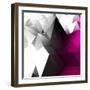 Abstract Triangular Background-VolsKinvols-Framed Art Print