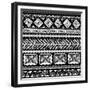 Abstract Tribal Pattern-transiastock-Framed Premium Giclee Print