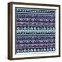 Abstract Tribal Pattern-transiastock-Framed Art Print