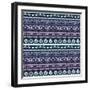 Abstract Tribal Pattern-transiastock-Framed Art Print