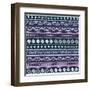 Abstract Tribal Pattern-transiastock-Framed Art Print