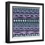 Abstract Tribal Pattern-transiastock-Framed Art Print